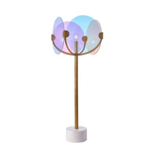 Chroma  Floor Lamp in True Brass by Kalco