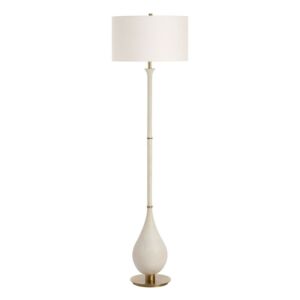 Dewdrop  Floor Lamp in Brushed Antique Brass by Uttermost