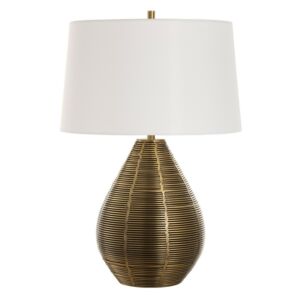 Knowles  Table Lamp in Brushed Brass by Uttermost