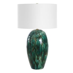 Ceralene  Table Lamp in Brushed Brass by Uttermost