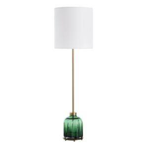 Lois  Buffet Lamp in Antique Brass by Uttermost