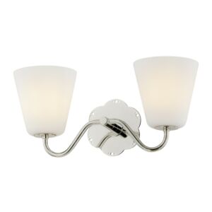 Leonella  Bathroom Vanity Light in Polished Nickel by Mitzi