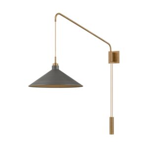 Conor  Wall Sconce in Patina Brass And Graphite by Troy Lighting