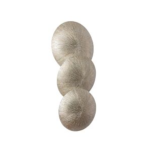 Reef  Wall Sconce in Textured Warm Silver Leaf by Troy Lighting