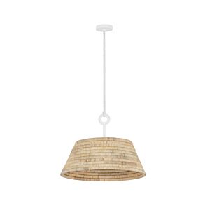 Sequoia  Pendant in Gesso White by Troy Lighting