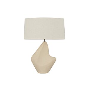 Huntly  Table Lamp in Bronze Ceramic Ivory Breakstone by Troy Lighting