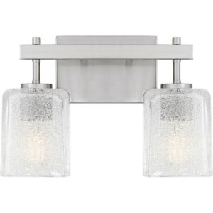 Brenthouse  Bathroom Vanity Light in Brushed Nickel by Quoizel