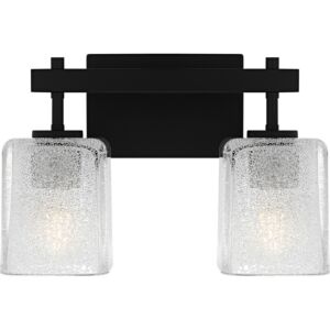 Brenthouse  Bathroom Vanity Light in Matte Black by Quoizel