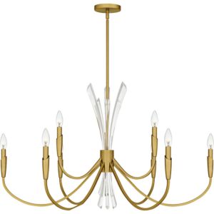 Cecily  Chandelier in Brushed Gold by Quoizel