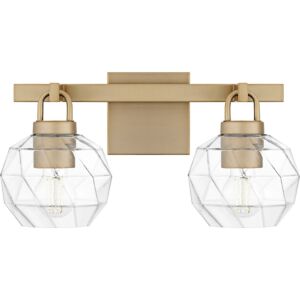 Celina  Bathroom Vanity Light in Bronze Gold by Quoizel