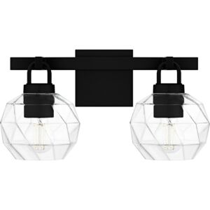 Celina  Bathroom Vanity Light in Matte Black by Quoizel