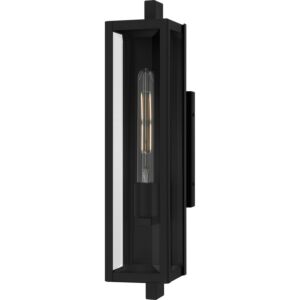 Dale  Outdoor Wall Lantern in Matte Black by Quoizel