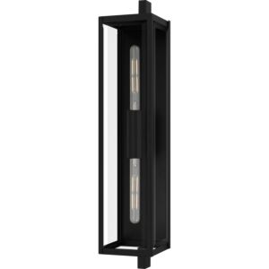 Dale  Outdoor Wall Lantern in Matte Black by Quoizel