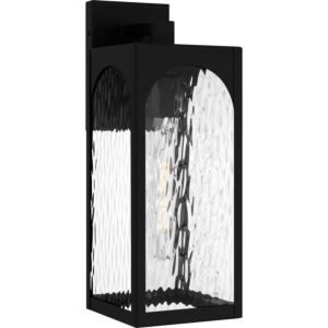 Dallington  Outdoor Wall Lantern in Matte Black by Quoizel