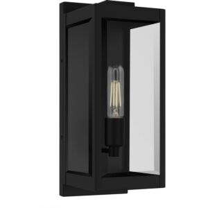 Eastover  Outdoor Wall Lantern in Earth Black by Quoizel