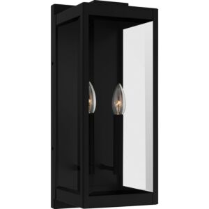 Eastover  Outdoor Wall Lantern in Earth Black by Quoizel