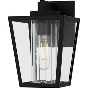 Jett  Outdoor Wall Lantern in Matte Black by Quoizel