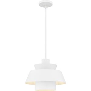 Lumi  Pendant in Matte White by Quoizel