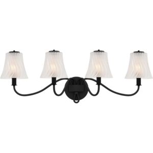 McKinney  Bathroom Vanity Light in Matte Black by Quoizel