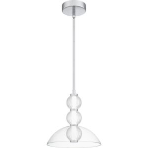 Elway LED Pendant in Polished Chrome by Quoizel