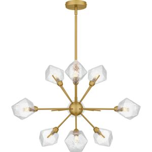 Salvador  Chandelier in Brushed Gold by Quoizel