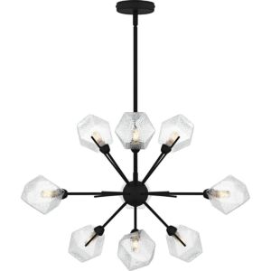 Salvador  Chandelier in Earth Black by Quoizel