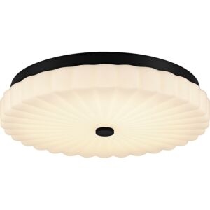 Cherbury LED Flush Mount in Matte Black by Quoizel