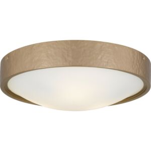 Grendelle LED Flush Mount in Bronze Gold by Quoizel