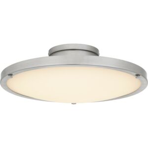 Donne LED Semi Flush Mount in Brushed Nickel by Quoizel