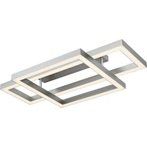 Lawless LED Semi Flush Mount in Painted Brushed Nickel by Quoizel