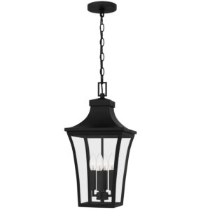 Quentin  Outdoor Hanging Lantern in Earth Black by Quoizel