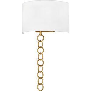 Baynes  Wall Sconce in Brushed Gold by Quoizel