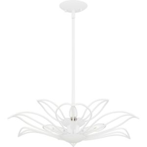 Tallulah  Pendant in Sand White by Quoizel