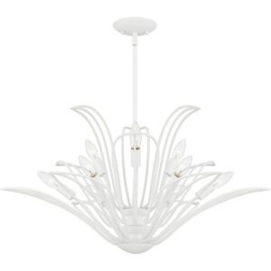 Tallulah  Chandelier in Sand White by Quoizel