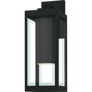 Westover LED Outdoor Wall Lantern in Earth Black by Quoizel