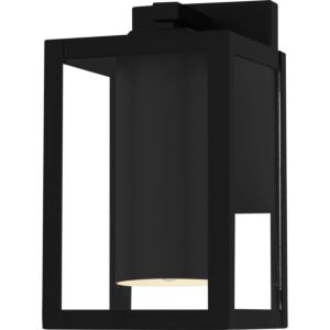 Westover LED Outdoor Wall Lantern in Earth Black by Quoizel