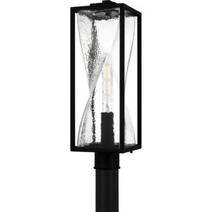 Zarah  Outdoor Post Lantern in Matte Black by Quoizel