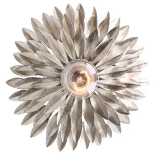 Broche  Wall Sconce in Antique Silver by Crystorama