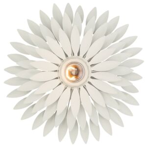 Broche  Wall Sconce in Matte White by Crystorama