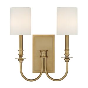 Lloyd  Wall Sconce in Aged Brass by Crystorama