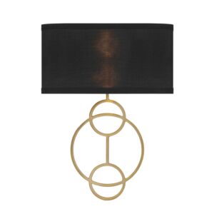 Laurel  Wall Sconce in Vibrant Gold by Crystorama