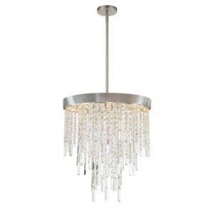 Winfield  Chandelier in Antique Silver by Crystorama