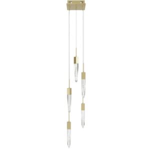 Aspen LED Pendant in Brushed Brass by Avenue Lighting