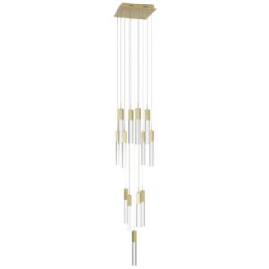 The Original Glacier  Pendant in Brushed Brass by Avenue Lighting