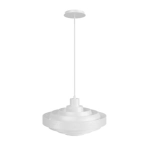 Newport  Pendant in White by Avenue Lighting