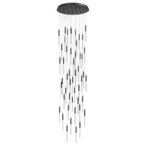 Main St. 51 Light Pendant in Black by Avenue Lighting