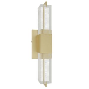 The Original Glacier LED Wall Sconce in Brushed Brass by Avenue Lighting