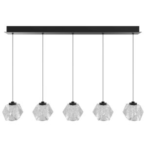 Beluga LED Pendant in Black by Avenue Lighting