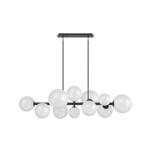 Delilah  Chandelier in Black by Avenue Lighting