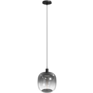 Monaco  Pendant in Black+Smoky by Avenue Lighting